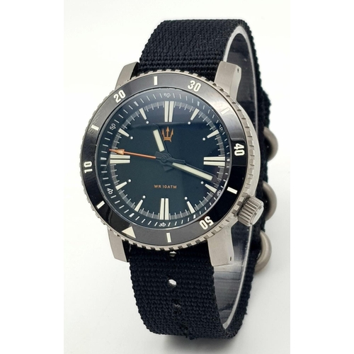 1344 - A Full Military Specification Maratac X1 SR-35 Titanium Automatic Divers Watch- 40mm Case. These wat... 