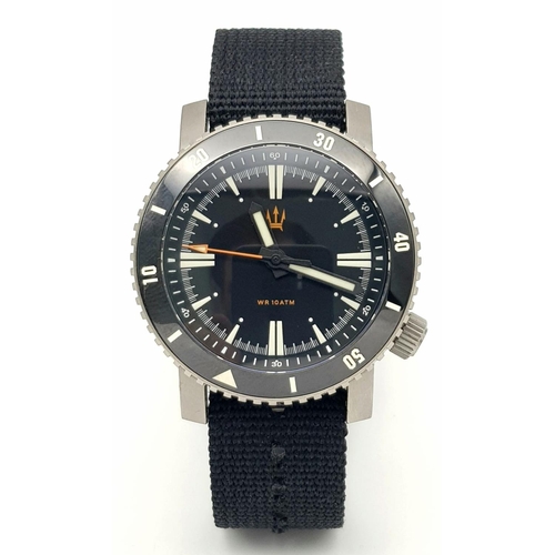 1344 - A Full Military Specification Maratac X1 SR-35 Titanium Automatic Divers Watch- 40mm Case. These wat... 