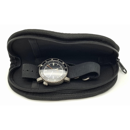 1344 - A Full Military Specification Maratac X1 SR-35 Titanium Automatic Divers Watch- 40mm Case. These wat... 