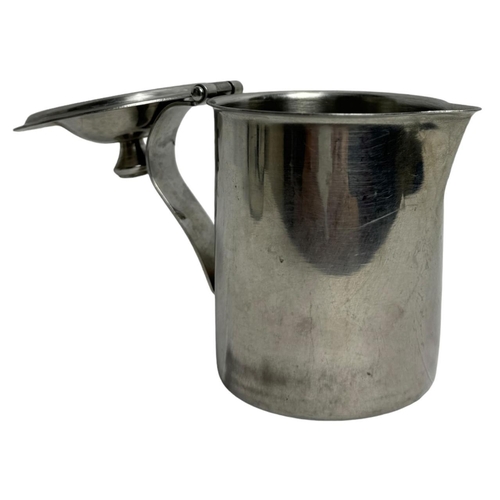 1335 - A US army officer coffee/tea 3 piece set: one teapot and two creamers, marked 