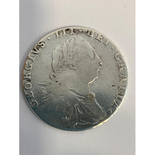 175 - 1787 GEORGE III SILVER SIXPENCE. Fine/very fine condition.