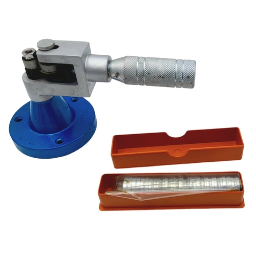 189 - A professional jeweller’s tool: A Ring Stretcher with 17 dies. Perfect for all band and stone set ri... 