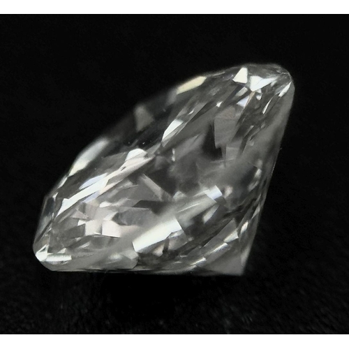 68 - A LOOSE NATURAL DIAMOND ROUND BRILLIANT CUT- 0.83CT.