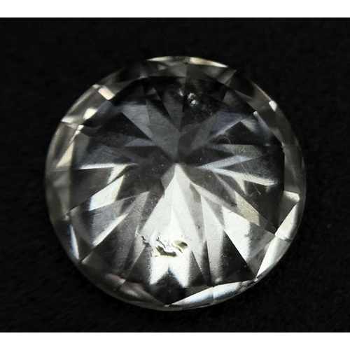 68 - A LOOSE NATURAL DIAMOND ROUND BRILLIANT CUT- 0.83CT.