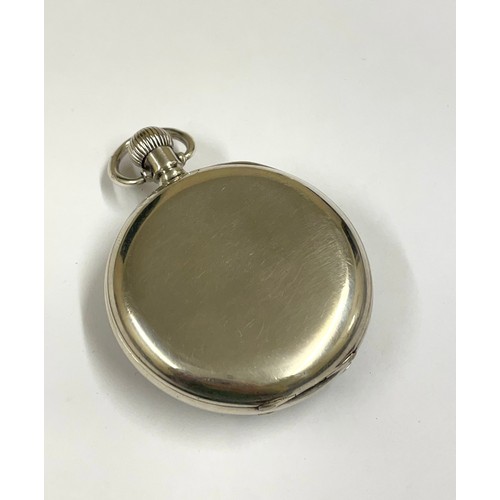 1 - Vintage gents silver Rolex pocket watch , custom dial , Working