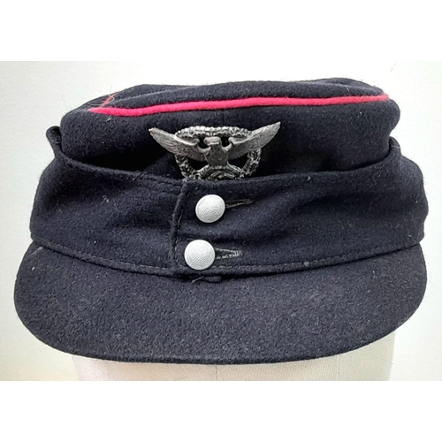 187 - A 3rd Reich Feuerwehr (Fireworker) M43 Cap.