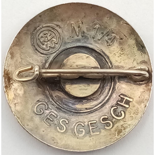 215 - A WW2 German Waffen SS Membership Pin, Rzm marked. In case of issue.