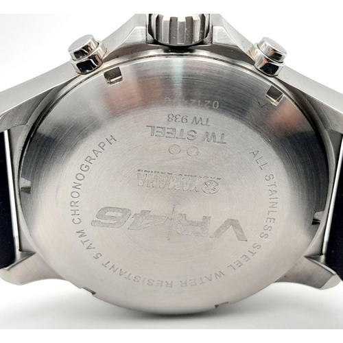 219 - A Men’s TW Steel Sports Chronograph VR46 Watch Model TW938. 48mm Case. Working Order. Special Editio... 