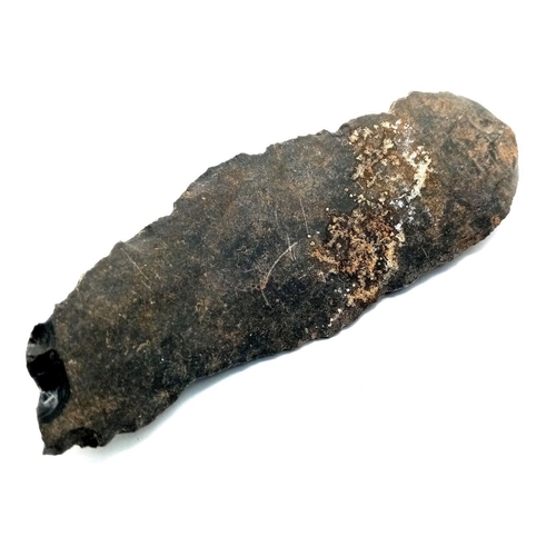 1676 - A rare, uncharacteristically large, Palaeolithic obsidian tool/blade, approximately 1.4 million year... 