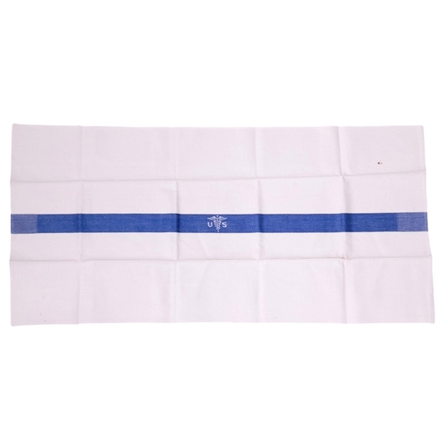 1001 - WW2 US Medical Unit Hand Towel. 89 x 44 cm.