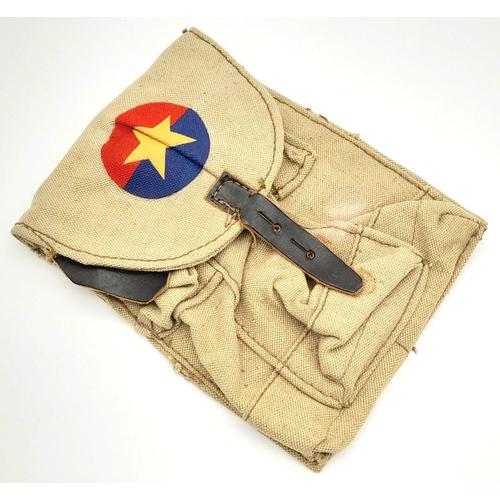 819 - A Vietnam War Era Russian AK Magazine Pouch Used by the Vietcong.