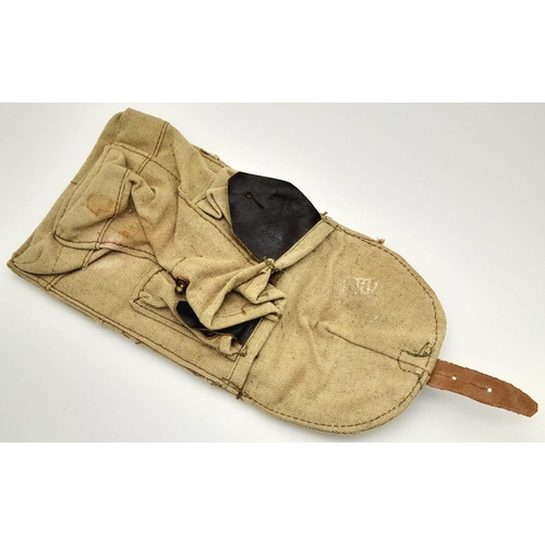 819 - A Vietnam War Era Russian AK Magazine Pouch Used by the Vietcong.