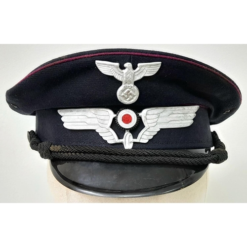 293 - 3rd Reich Railway Workers Cap.