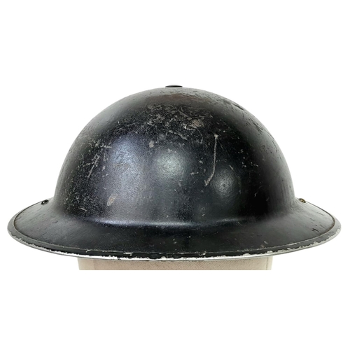 439 - WW2 1939 Dated British Home Front National Fire Service Mk II Helmet. Nice clean helmet with liner a... 