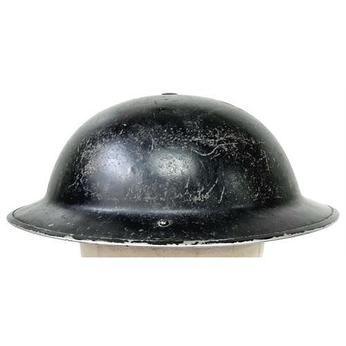 439 - WW2 1939 Dated British Home Front National Fire Service Mk II Helmet. Nice clean helmet with liner a... 