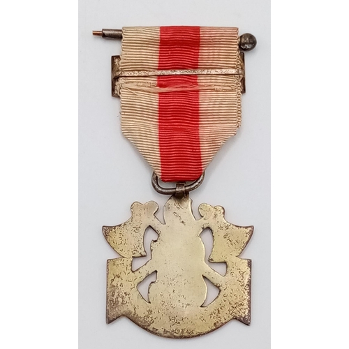 713 - WW1 Period Portuguese Fire Brigade Attendance Medal.