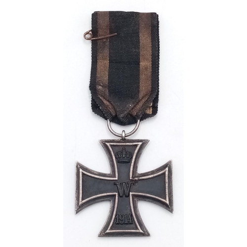 425 - WW1 Iron Cross 2nd Class (EKII) Ring Stamped F.R for the manufacture Frank & Reif.