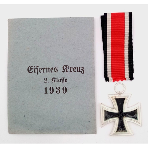 286 - WW2 Late War German Iron Cross 2nd Class in original packet of issue.