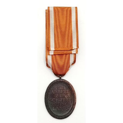 903 - A 3rd Reich West Wall Medal.