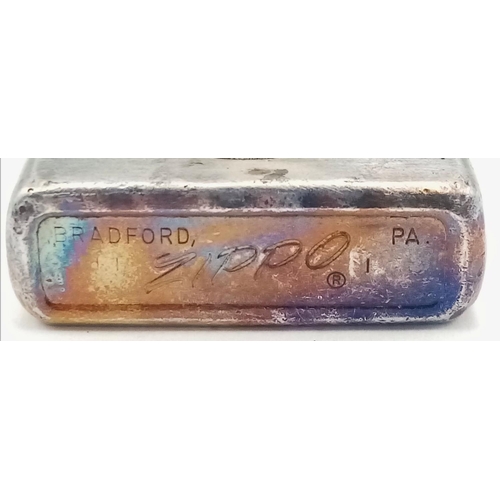 314 - A Vietnam War Era Zippo Lighter. Date Coded 1971 on the base. UK Mainland Shipping Only