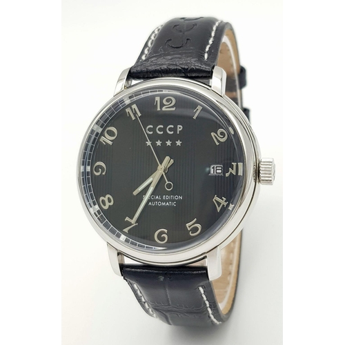 321 - A Men’s CCCP Automatic Watch- Special Edition Model CO-7021. 42mm Case. Full Working Order. Complete... 