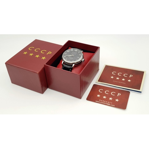 321 - A Men’s CCCP Automatic Watch- Special Edition Model CO-7021. 42mm Case. Full Working Order. Complete... 