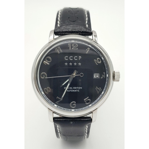 321 - A Men’s CCCP Automatic Watch- Special Edition Model CO-7021. 42mm Case. Full Working Order. Complete... 