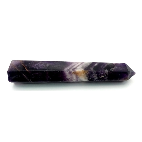 112 - A very collectable, large amethyst crystal, beautifully terminated, exhibiting the “chevron” pattern... 