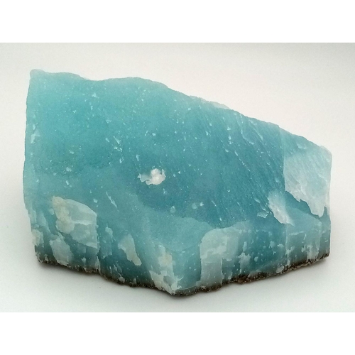 97 - A rare, top quality, large specimen of Aragonite with a spectacular bluish-green colour due to its p... 