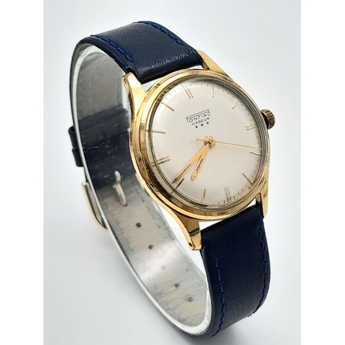 1460 - A Good Condition Gold Plated, Swiss Made, Watch by Pontiac Nageur. Manual Wind/Automatic Movement. 3... 