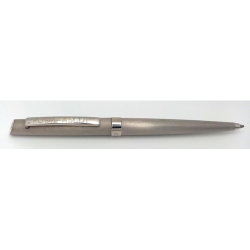 1376 - A Garrard Royal Ascot Ball Point Pen. Comes with box. Signs of wear, in working order. Ref: 19048