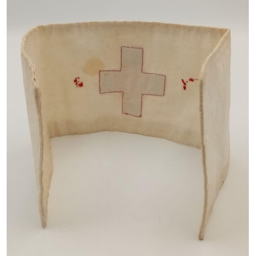 777 - A Vietnam War Era South Vietnamese Nurses Arm Band.