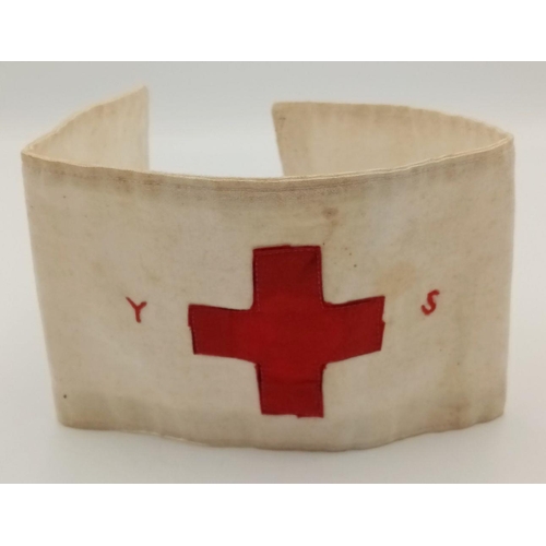 777 - A Vietnam War Era South Vietnamese Nurses Arm Band.