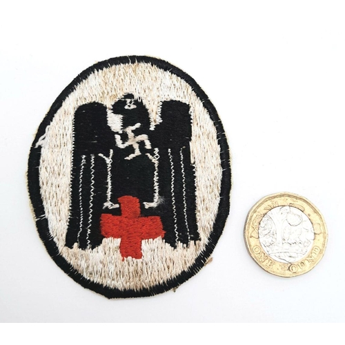 685 - A WW2 German DRK (German Red Cross) Sports Vest Badge.