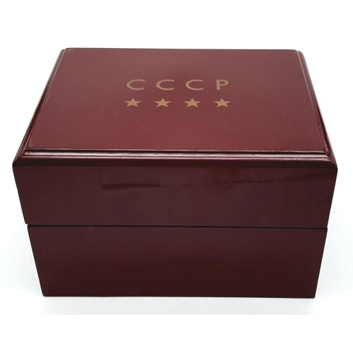 1245 - An Limited Edition, ‘St. Petersburg’ Model CCCP Square Face Quartz Watch- 36mm Case. Full Working Or... 