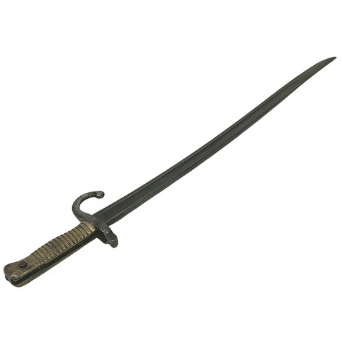 485 - A French 1873 Dated Chassepot Sword Bayonet – used in WW1 as well.