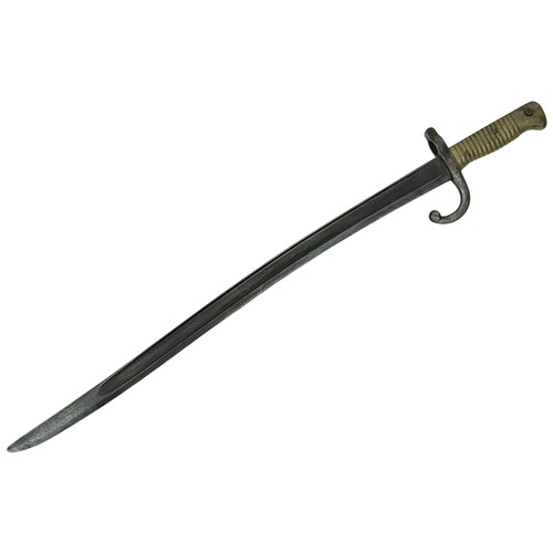 485 - A French 1873 Dated Chassepot Sword Bayonet – used in WW1 as well.