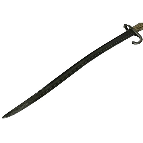 485 - A French 1873 Dated Chassepot Sword Bayonet – used in WW1 as well.