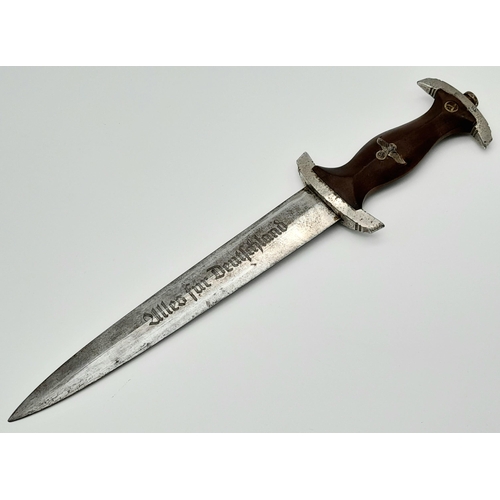 297 - A 3rd Reich S.A Dagger. Rzm Marked Rzm 7/12 Waffenfabric Max Weyerberg, Solingen.