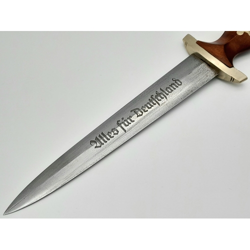 12 - A  Rare 3rd Reich SA Dagger with full Röhm Inscription. Maker: J.A Henckels, Zwillingswerk Solingen.... 