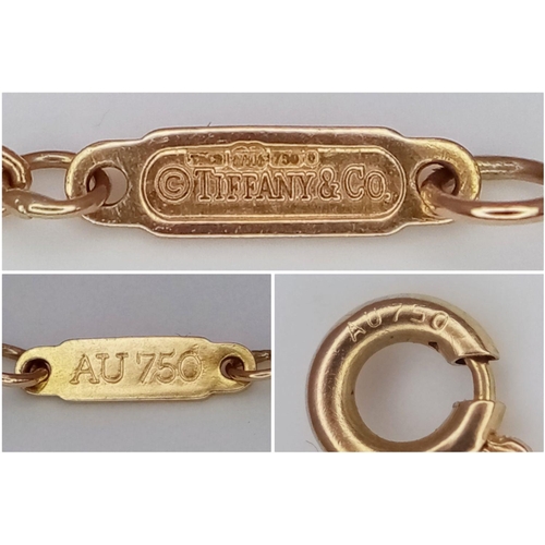 1113 - A TIFFANY & CO 18K ROSE GOLD ID BRACELET READY TO BE ENGRAVED 3.9G TOTAL WEIGHT, 17CM LENGTH.

ref: ... 