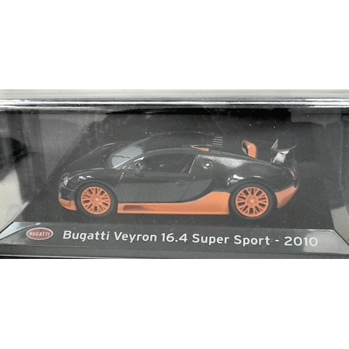 681 - Ten Sports Car Cast Metal Models. All in original packaging and unused. Includes: Ferrari, Lamborghi... 