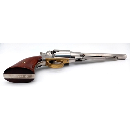 1122 - A Deactivated Italian Uberti .44 Calibre Pistol. 1858 New Army Model. Comes with an EU deactivation ... 