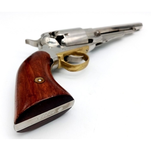 1122 - A Deactivated Italian Uberti .44 Calibre Pistol. 1858 New Army Model. Comes with an EU deactivation ... 