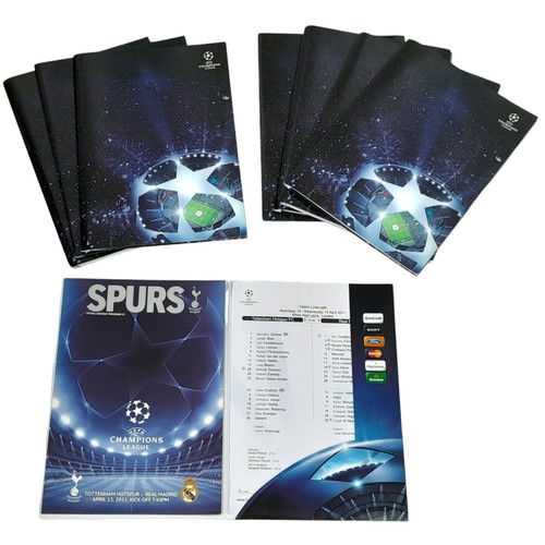 1121 - Fine collection of some Tottenham Hotspur programmes/team sheets/match press kits/folders etc, from ... 