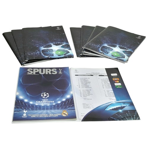 1121 - Fine collection of some Tottenham Hotspur programmes/team sheets/match press kits/folders etc, from ... 