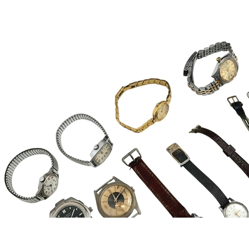 810 - A Parcel of Twenty Quality Vintage Watches ‘As Found’ for Repair or Spares, Several Working. Compris... 