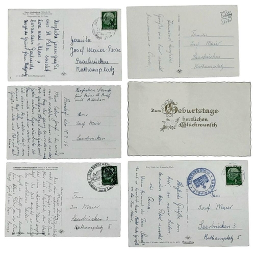 831 - A Parcel of Over Thirty Original WW2 & Post WW2 German Prisoner of War Letters and Postcards to love... 