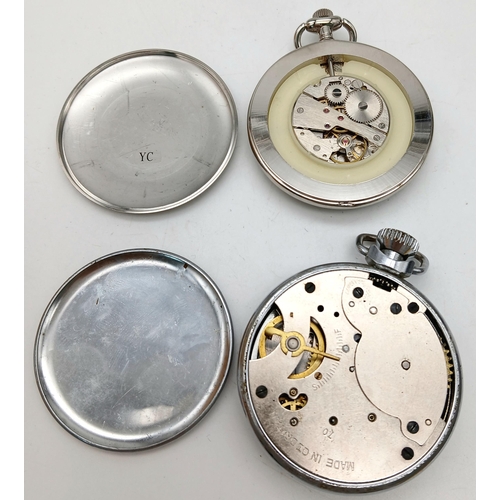 697 - Two Pocket Watches Comprising; 1) A Smiths Empire Subsidiary Dial Watch-50mm Case & 2) A Woodford 17... 