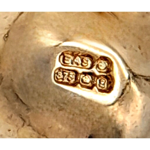 502 - A 9K YELLOW GOLD DUMMY CHARM 3.9G , APPROX 26MM X 12MM. Ref: SC 4036